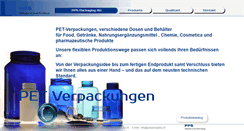 Desktop Screenshot of petpackaging.ch